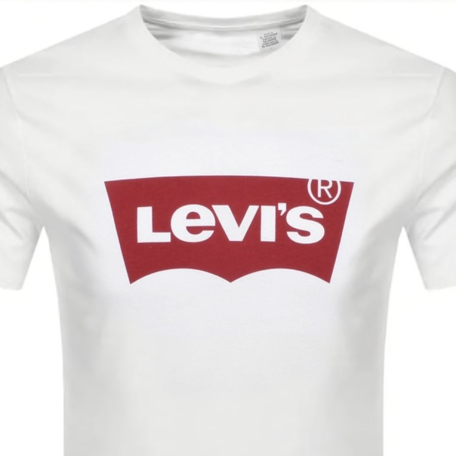 Alternative Image for ProductLevis Logo Crew Neck T Shirt White2